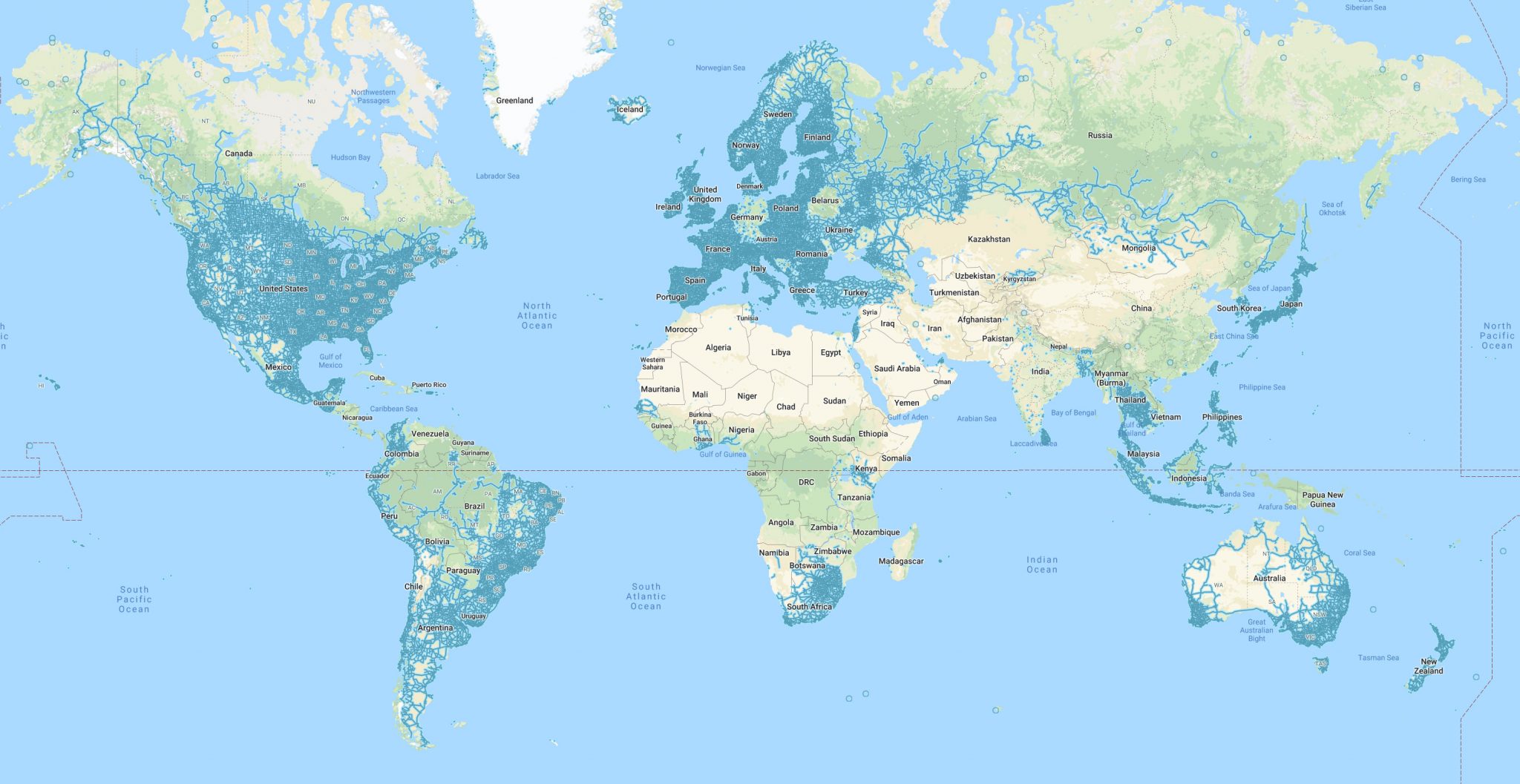 В какой стране доступен. GEOGUESSR карта покрытия.